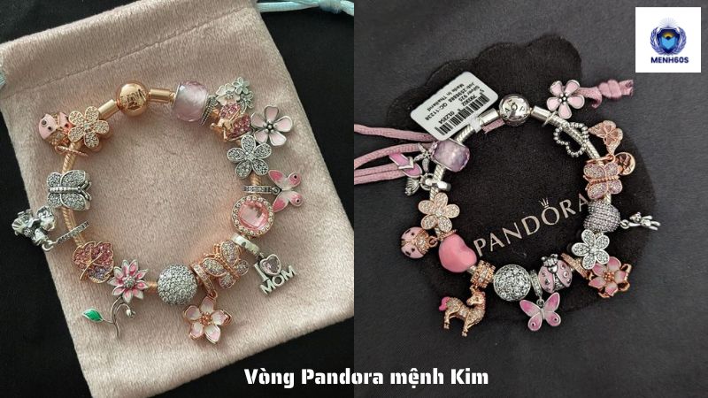 Vòng Pandora mệnh Kim