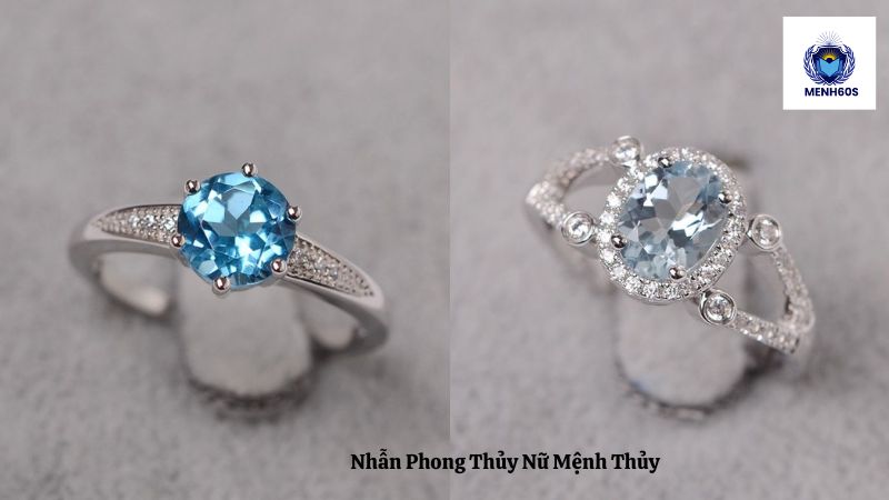 Nhẫn Phong Thủy Nữ Mệnh Thủy