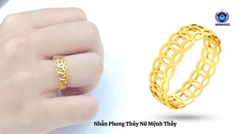 Nhẫn Phong Thủy Nữ Mệnh Thủy