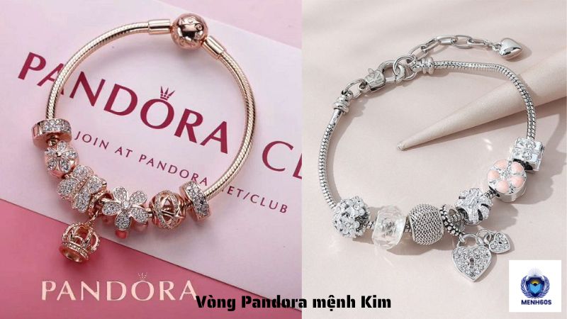 Vòng Pandora mệnh Kim