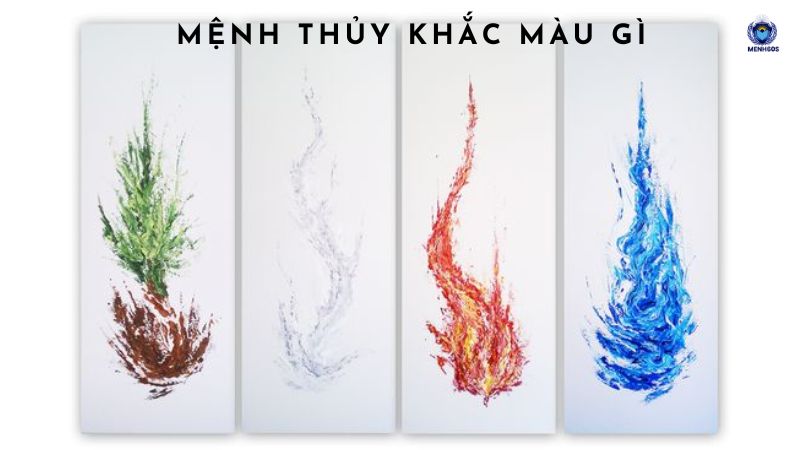 Mệnh Thủy khắc màu gì