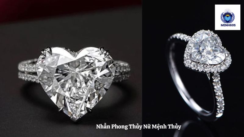 Nhẫn Phong Thủy Nữ Mệnh Thủy