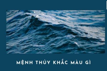 Mệnh Thủy khắc màu gì