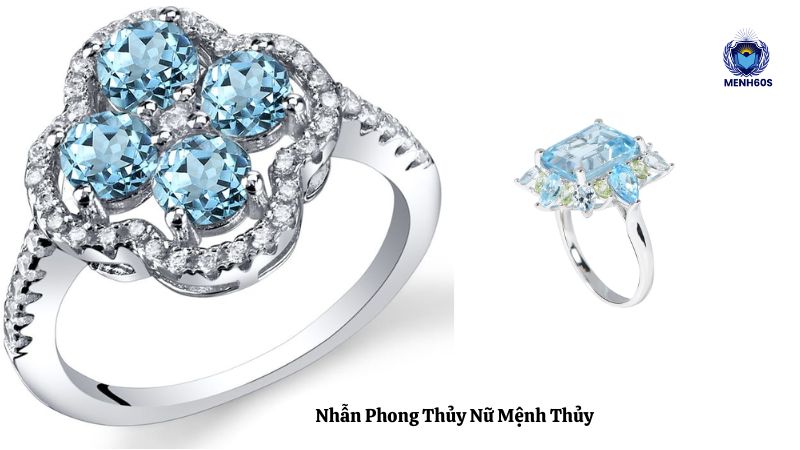 Nhẫn Phong Thủy Nữ Mệnh Thủy