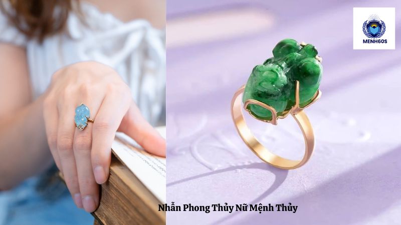 Nhẫn Phong Thủy Nữ Mệnh Thủy